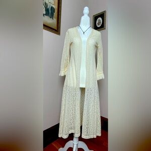 Long sleeve kimono/cardigan.  So cute with jean shorts!!